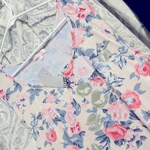 Maternity floral tank top dress